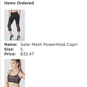 FABLETICS LEGGINGS & BRA SET